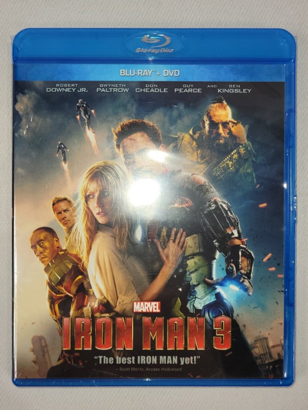 Blu-Ray DVD Marvel 2013 Iron Man 3 Cinematic Universe Movie